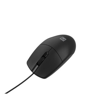 Ratón NATEC con cable 1200 DPI diseño ergonómico para diestros Negro