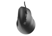 Ratón NATEC Crake 2 Pro USB 12800 DPI Negro Vertical Iluminación RGB Silencioso