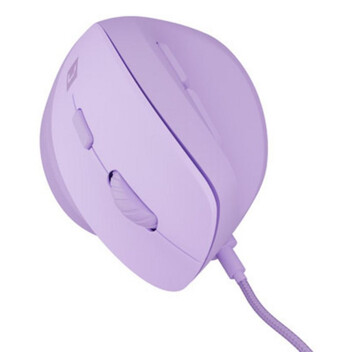 Ratón NATEC con cable 12800 DPI diseño vertical iluminación RGB 6 botones