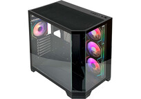 Torre PC Torre L-Link Nova Gaming Cristal Templado Sin Marco 10 Ventiladores ATX 400mm RGB
