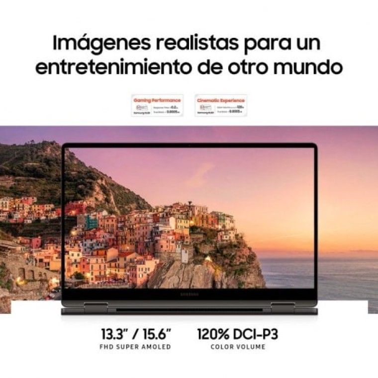 Samsung Galaxy Book3 360 Intel Evo Core i5-1340P/16GB/512GB SSD/13.3" Táctil