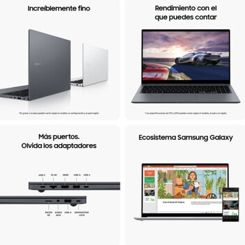 Samsung Galaxy Book4 15 NP750XGK-KG3ES Intel Core 7 150U/16GB/512GB SSD/15.6"