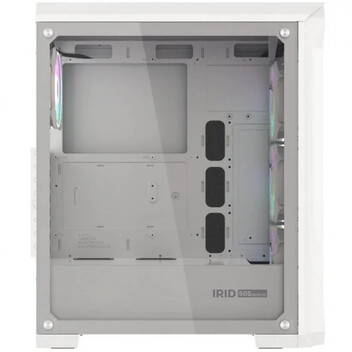 Genesis Irid 505 V2 ARGB Midi Tower Cristal Templado USB 3.0 Blanca Genesis Irid 505 V2 ARGB Midi Tower Cristal Templado USB 3.0 Blanca