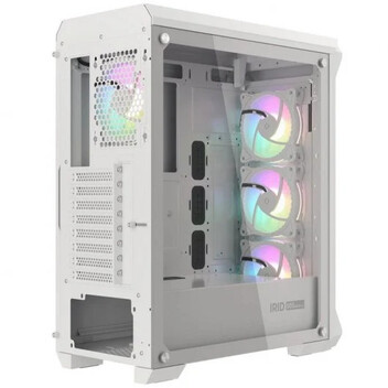 Genesis Irid 505 V2 ARGB Midi Tower Cristal Templado USB 3.0 Blanca Genesis Irid 505 V2 ARGB Midi Tower Cristal Templado USB 3.0 Blanca