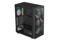 Torre PC Genesis Diaxid 605 ARGB Ventiladores Silenciosos, Filtros Antipolvo, Vidrio Templado, USB-C