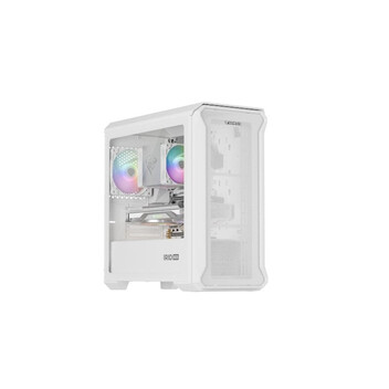 Torre PC Caja PC Genesis Irid 503 Mini Tower RGB Vidrio Templado Blanco micro ATX/Mini-ITX Torre PC Caja PC Genesis Irid 503 Mini Tower RGB Vidrio Templado Blanco micro ATX/Mini-ITX