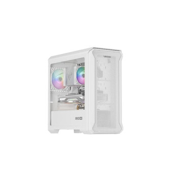 Torre PC Caja PC Genesis Irid 503 Mini Tower RGB Vidrio Templado Blanco micro ATX/Mini-ITX Torre PC Caja PC Genesis Irid 503 Mini Tower RGB Vidrio Templado Blanco micro ATX/Mini-ITX