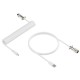 Newskill Coil Cable Cable en Espiral USB-C Blanco