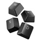 Newskill Serike V2 Keycap Set Pack de Personalización de Teclas Negro para Teclados Mecánicos