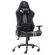 Newskill Kitsune V2 Silla Gaming acabada en Tela Negro Espacial/Morado