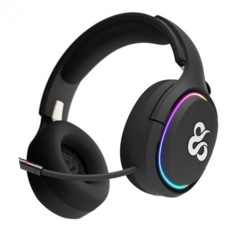 Newskill Aton Black Auriculares Gaming Inalámbricos RGB Bluetooth 5.0 Multiplataforma Negros