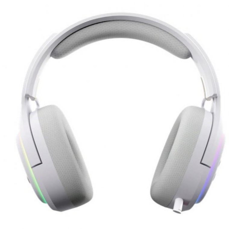 Newskill Aton Ivory Auriculares Gaming Inalámbricos RGB Bluetooth 5.0 Multiplataforma Blancos