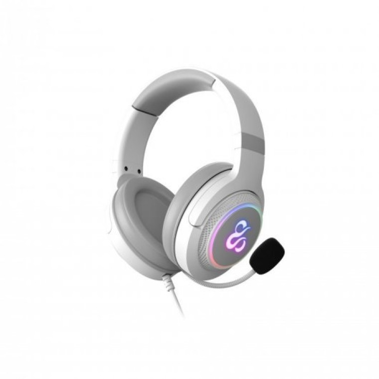 Newskill Sobek Ivory Auriculares Gaming RGB 7.1 PlayStation/PC Blancos