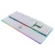 Newskill Gungnyr Pro Ivory Teclado Optomecánico Gaming RGB Switches Gateron Red Intercambiables