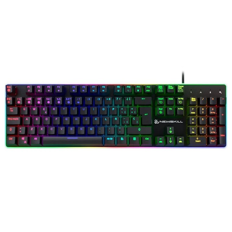 Newskill Gungnyr Pro Teclado Optomecánico Gaming RGB Switches Gateron Red Intercambiables