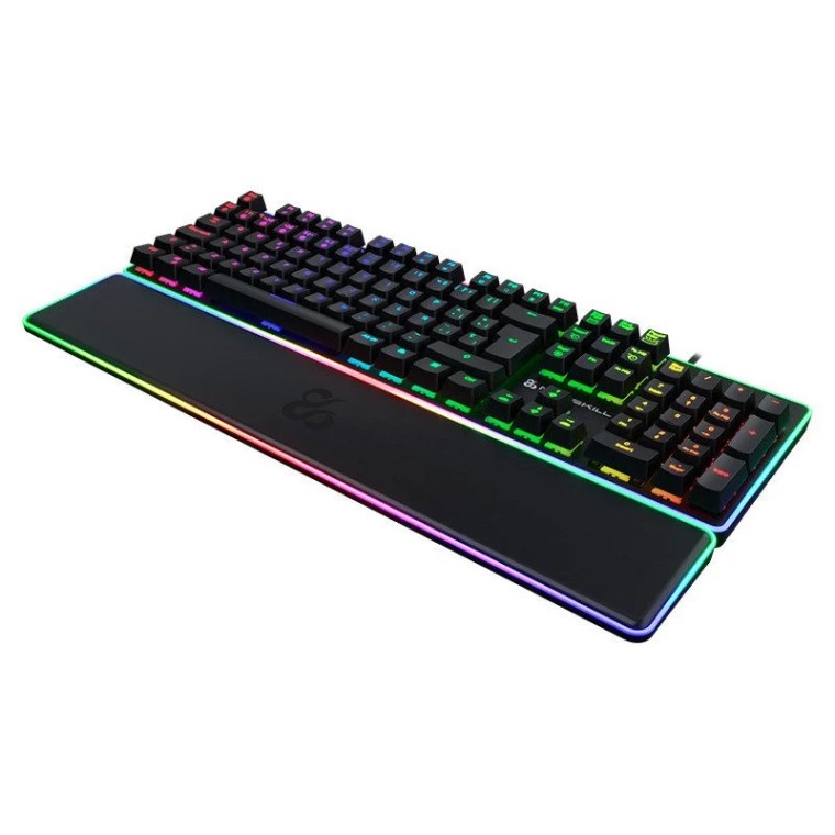 Newskill Gungnyr Pro Teclado Optomecánico Gaming RGB Switches Gateron Red Intercambiables