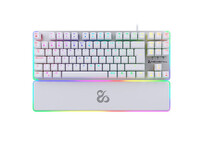 Newskill Gungnyr TKL Pro Ivory Teclado Optomecánico Gaming RGB Switches Gateron Red Intercambiables
