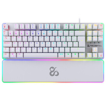 Newskill Gungnyr TKL Pro Ivory Teclado Optomecánico Gaming RGB Switches Gateron Red Intercambiables Newskill Gungnyr TKL Pro Ivory Teclado Optomecánico Gaming RGB Switches Gateron Red Intercambiables