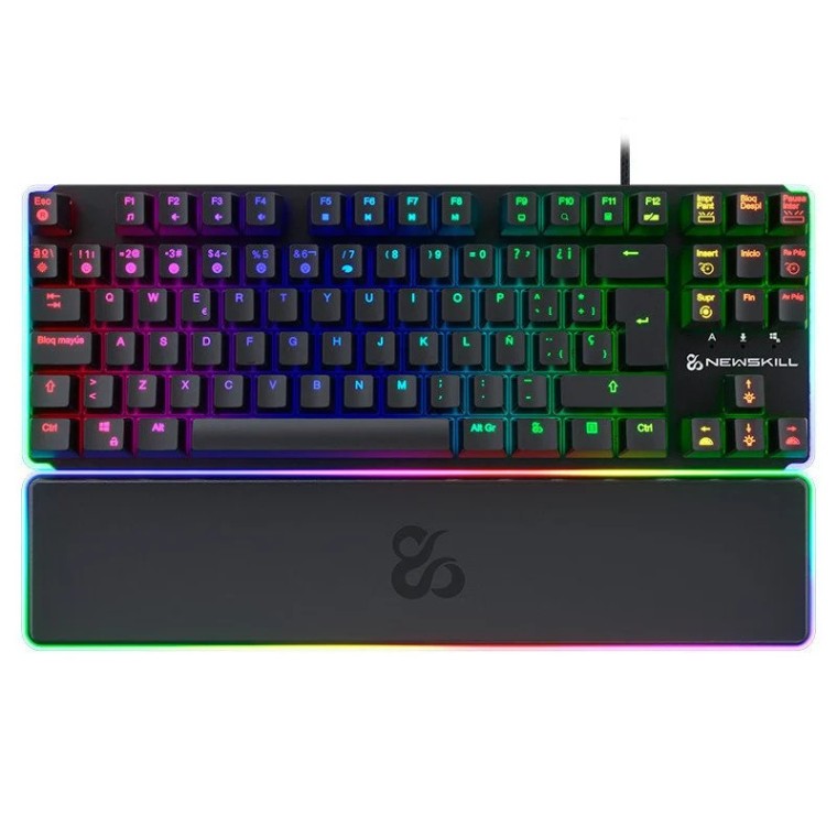 Newskill Gungnyr TKL Pro Teclado Optomecánico Gaming RGB Switches Gateron Red Intercambiables