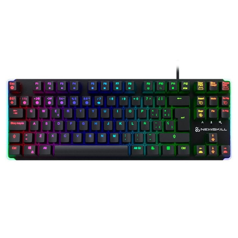 Newskill Gungnyr TKL Pro Teclado Optomecánico Gaming RGB Switches Gateron Red Intercambiables