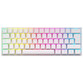 Newskill Pyros V2 Teclado Gaming Inalámbrico Mecánico 60% Hotswap Blanco