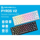Newskill Pyros V2 Teclado Gaming Inalámbrico Mecánico 60% Hotswap Blanco