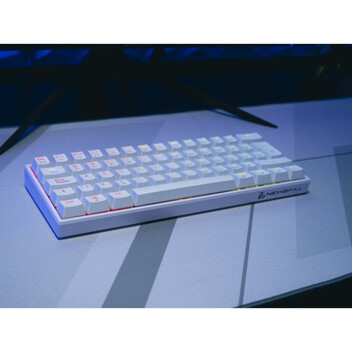Newskill Pyros V2 Teclado Gaming Inalámbrico Mecánico 60% Hotswap Blanco