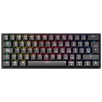 Newskill Pyros V2 Teclado Gaming Inalámbrico Mecánico 60% Hotswap Negro Newskill Pyros V2 Teclado Gaming Inalámbrico Mecánico 60% Hotswap Negro
