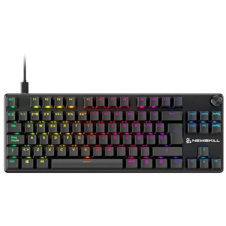 Newskill Serike V2 TKL Teclado Mecánico Gaming RGB Blanco NewSwitch Red