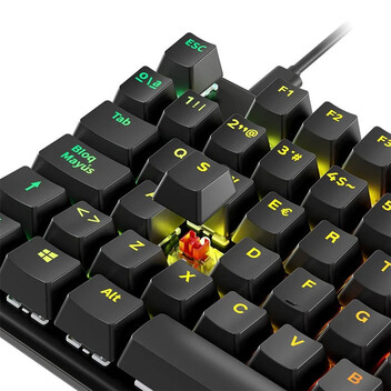 Newskill Serike V2 TKL Teclado Mecánico Gaming RGB Blanco NewSwitch Red