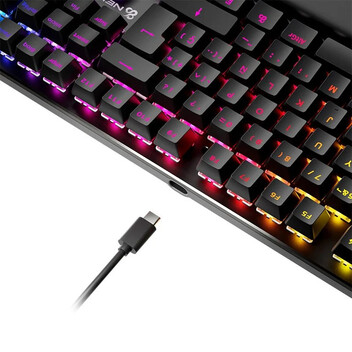 Newskill Serike V2 Teclado Mecánico Gaming RGB Negro NewSwitch Red