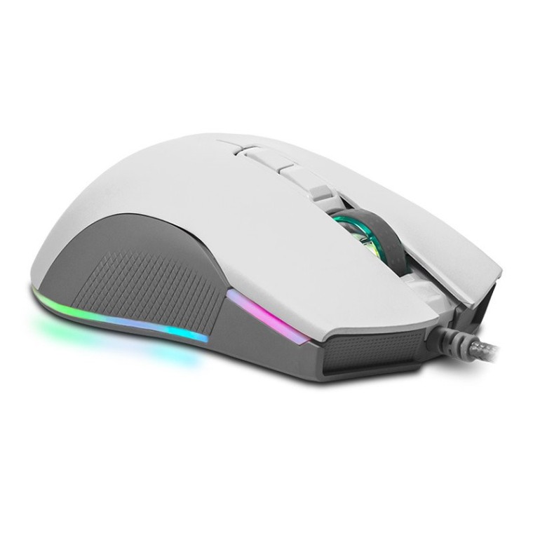 Newskill Eos Ivory Ratón Gaming Professional RGB 16000DPI Blanco