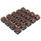 Newskill Kit 20 Switches Gateron Optomecánicos Intercambiables Brown