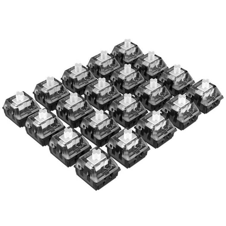 Newskill Kit 20 Switches Gateron Optomecánicos Intercambiables White