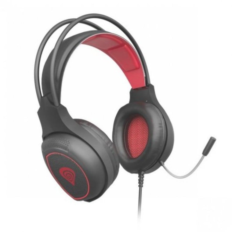 Genesis Radon 300 Auriculares Gaming 7.1 Virtual Negro/Rojo