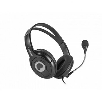 Natec Bear 2 Auriculares Negros con Micrófono