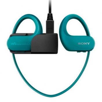 Sony Walkman NW-WS413L Auricular MP3 Deportivo 4GB Resistente al Agua Azul