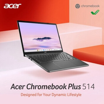 Portátil Acer Chromebook Plus 514 CB514-3H-R81B AMD Ryzen 3 7320C/8GB/256GB SSD/14"