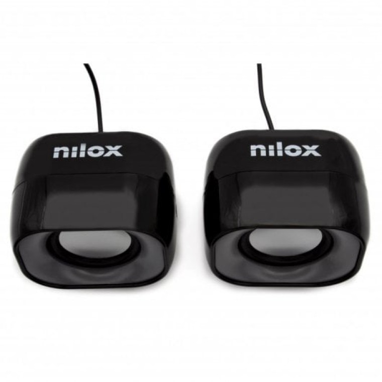 Nilox Altavoces de Sobremesa 2.0 Negros