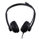 Nilox Auriculares USB con Micrófono para PC Negros