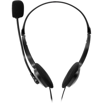 Nilox Auriculares Jack 3.5mm con Micrófono PC Negros