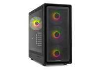Torre PC Torre Nox Hummer AERO Semitorre Hyperflow ARGB Negra con Tipo C y Cristal Templado Torre PC Torre Nox Hummer AERO Semitorre Hyperflow ARGB Negra con Tipo C y Cristal Templado