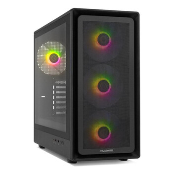 Torre PC Torre Nox Hummer AERO Semitorre Hyperflow ARGB Negra con Tipo C y Cristal Templado Torre PC Torre Nox Hummer AERO Semitorre Hyperflow ARGB Negra con Tipo C y Cristal Templado
