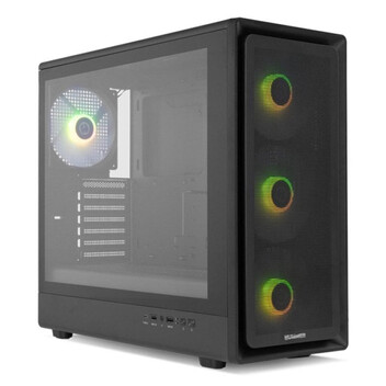 Torre PC Torre Nox Hummer AERO Semitorre Hyperflow ARGB Negra con Tipo C y Cristal Templado Torre PC Torre Nox Hummer AERO Semitorre Hyperflow ARGB Negra con Tipo C y Cristal Templado