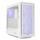 Torre PC Caja Semitorre NOX Hummer AERO Blanca ARGB ATX/M-ATX/ITX Cristal Templado 4x140mm ARGB PWM/