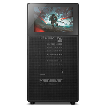 Torre PC Nox Hummer BIOS Semi Torre ATX con Pantalla LCD Cristal Templado USB-C Negra