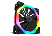 Nox D-Fan Dual Ring Rainbow Ventilador RGB