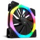 Nox D-Fan Dual Ring Rainbow Ventilador RGB