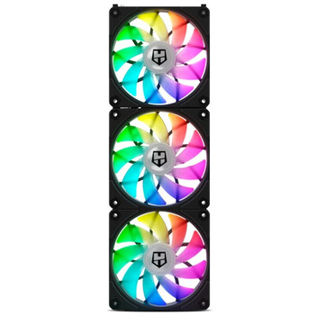 Nox Hummer Easy Link ARGB Set de 3 Ventiladores 120mm Negros Nox Hummer Easy Link ARGB Set de 3 Ventiladores 120mm Negros