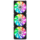 Nox Hummer Easy Link ARGB Set de 3 Ventiladores 120mm Negros Nox Hummer Easy Link ARGB Set de 3 Ventiladores 120mm Negros